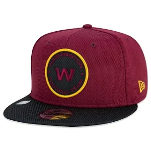 Boné New Era 9FIFTY NFL Washington Football Team Sideline Road Wine