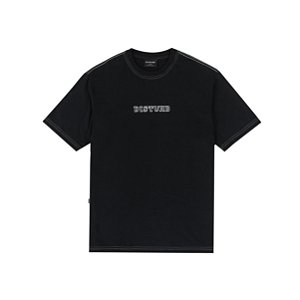 Camiseta Disturb Outline Logo in Black