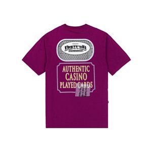 Camiseta Disturb Played Cards in Purple