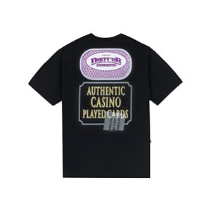 Camiseta Disturb Played Cards in Black