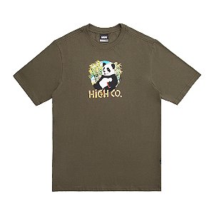 Camiseta HIGH Tee Panda Olive Green