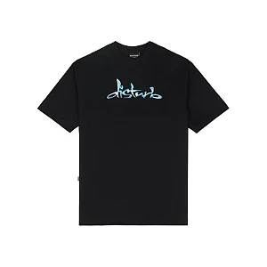 Camiseta Disturb Liquid Chrome In Black