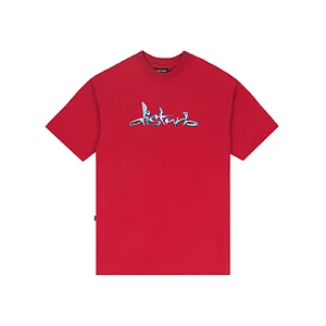 Camiseta Disturb Liquid Chrome In Red