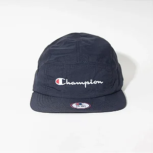 Boné Champion 5 Panel Micro Script Outline Black