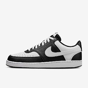 Tênis Nike Court Vision Low Black & White