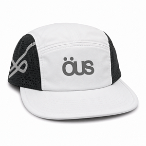 Boné Öus 5 Panel Fili Reflex Branco