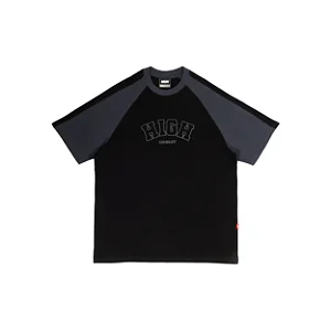 Camiseta HIGH Tee College Black