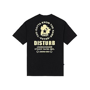 Camiseta Disturb Street Tapes in Black