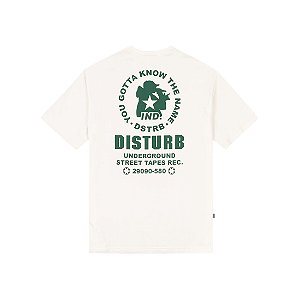 Camiseta Disturb Street Tapes in Off White