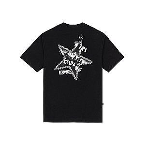 Camiseta Disturb Shiny in Black