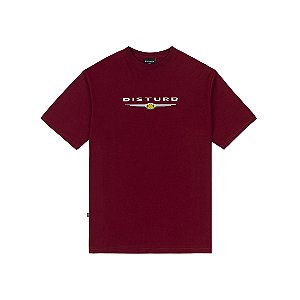 Camiseta Disturb 300C in Burgundy