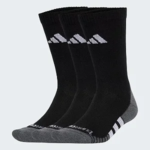 Meia Adidas Performance Climacool 3 Pares Black