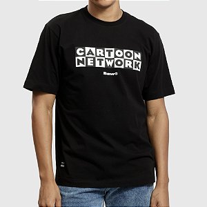 Camiseta BAW X CARTOON Regular Crew Black