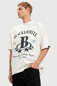 Camiseta Baw Oversized Unique Off White