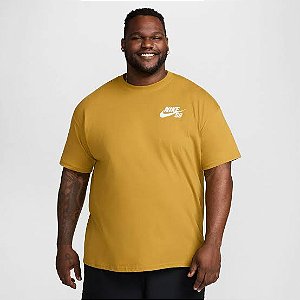 Camiseta Nike SB Logo Icon Tee Dark Bege
