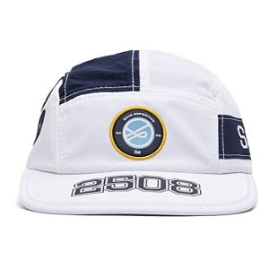 Boné Öus 5 Panel Nautico Azul Branco