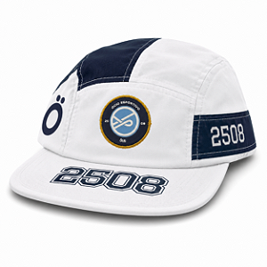 Boné Öus 5 Panel Nautico Azul Branco