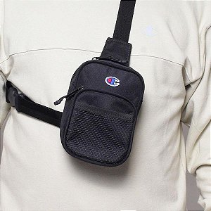 Shoulder Bag Champion Fit Script Black