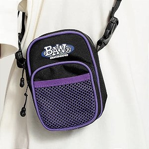 Shouder Bag BAW Smashed Skateboards Black
