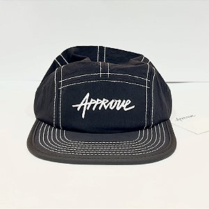 Boné Approve 5 Panel Only Black