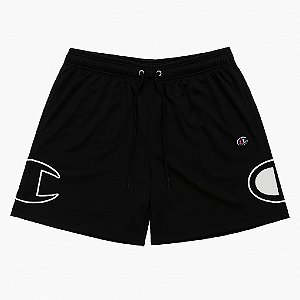 Bermuda Champion Basket Mesh Logo Giga Black