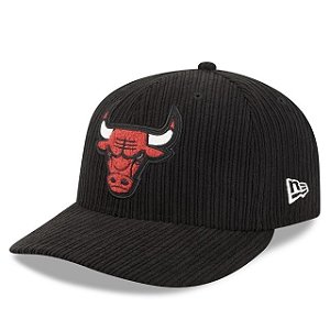 Boné New Era 59FIFTY NBA Chicago Bulls Chenille Fitted Black