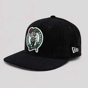 Boné New Era 59FIFTY NBA Boston Celtics Chenille Fitted Black