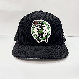 Boné New Era 59FIFTY NBA Boston Celtics Chenille Fitted Black