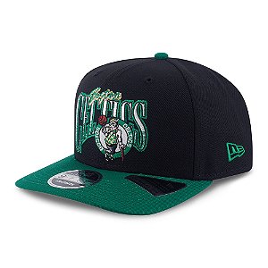 Boné New Era 9FORTY NBA Boston Celtics Net Infilled Original Fit Black