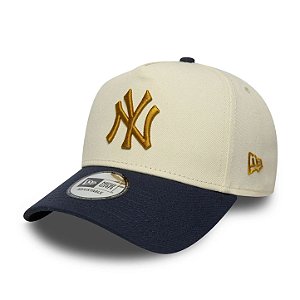 Boné New Era 9FIFTY MLB New York Yankees Patch Beige