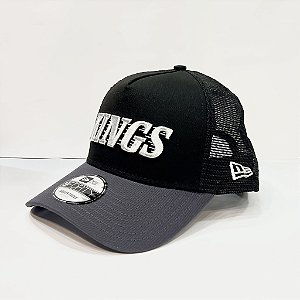 Boné New Era 9FORTY NHL Los Angeles Kings Street Culture Trucker Hat Black