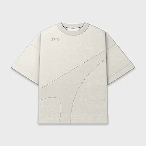 Camiseta Take-Off Overlay Boxy Tee Off White