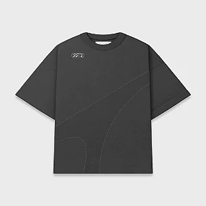 Camiseta Take-Off Overlay Boxy Tee Grey