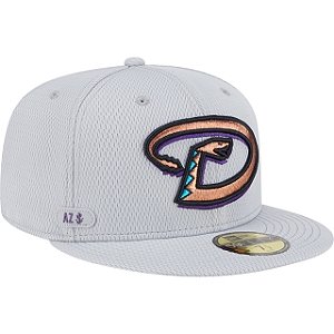 Boné New Era 59FIFTY MLB Arizona Diamondbacks Fitted Clubhouse 2025 Grey