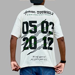 Camiseta Approve Huge Numbers Premium Off White
