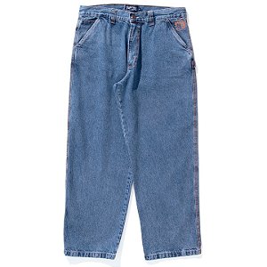 Calça TUPODE Baggy Washed Jeans Blue