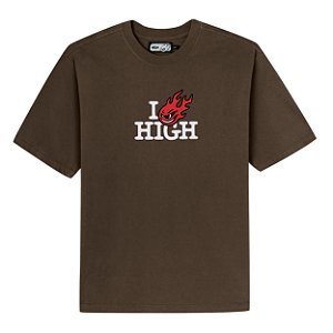 Camiseta HIGH Tee I Love High Brown