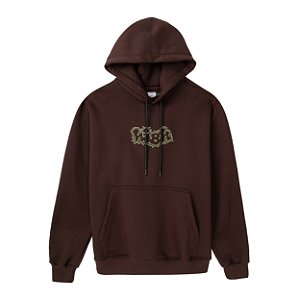 Moletom HIGH Aplique Hoodie Brown