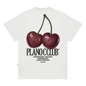 Camiseta PLANO C Cherry White