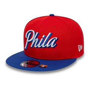 Boné New Era 9FIFTY NBA Philadelphia 76ers Red