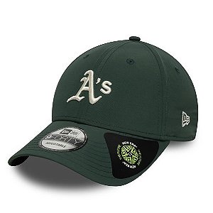 Boné New Era 9FORTY MLB Oakland Atlethics Recycled Hat Green