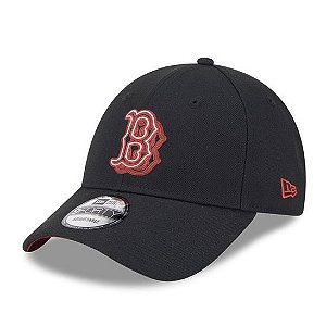 Boné New Era 9FORTY MLB Boston Red Sox Neon Hat Black