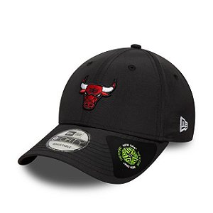 Boné New Era 9FORTY NBA Chicago Bulls Recycled Midi Hat Black