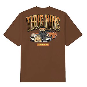 Camiseta Thug Nine Ready To Die Brown