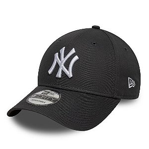 Boné New Era 9FORTY MLB New York Yankees League Essencial Dark Grey