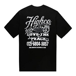 Camiseta HIGH Tee Love The Peace Black