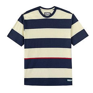 Camiseta HIGH Tee Kidz Yellow Navy Blue