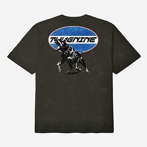 Camiseta Thug Nine Oversized Rage Stoned Black