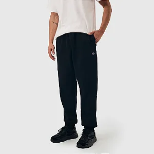 Calça Champion Moletom Athletic Relaxed Black