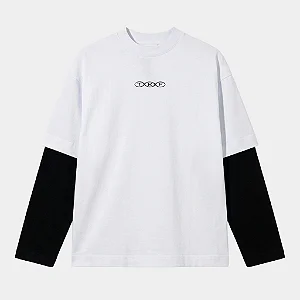 Camiseta Take-Off Layer V1 Longsleeve White Black